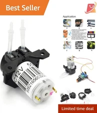 12V DC Peristaltic Dosing Pump Aquarium Lab Analytic DIY with Connector