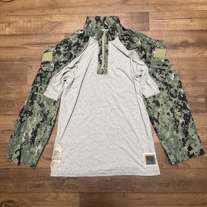 USN FROG NWU-Type3 難燃性コンバットシャツ 中古 XL-R Amazon | 米軍 USN NWU FROG コンバットシャツ TYPE3 AOR2 LL | 戦闘服