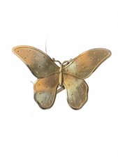 Vintage Gold Tone Butterfly Hair Clip