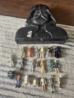ORIGINAL 1980 Kenner Star Wars DARTH VADER Case & 20 Figures 1977-83
