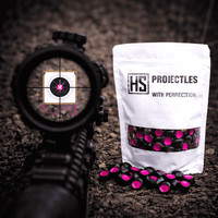 Hs Projectiles V4 Magfed Projektile .68 Schwarz Pink 200 Paintball