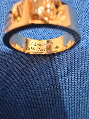 Cartier Love Ring Classic Model 18K Yellow Gold, Size 49 Euro