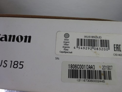 Canon IXUS 185 Digitalkamera Digital Kamera Silber - Bild 9 von 10