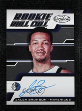 2018-19 Certified Rookie Roll Call Jalen Brunson #RRC-JB Auto 0t8f