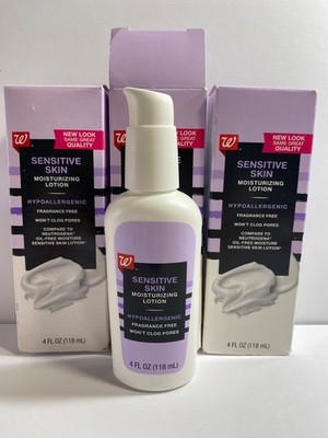 Sensitive Skin Moisturizing Lotion Hypoallergenic Compare to Neutrogena Oil Free