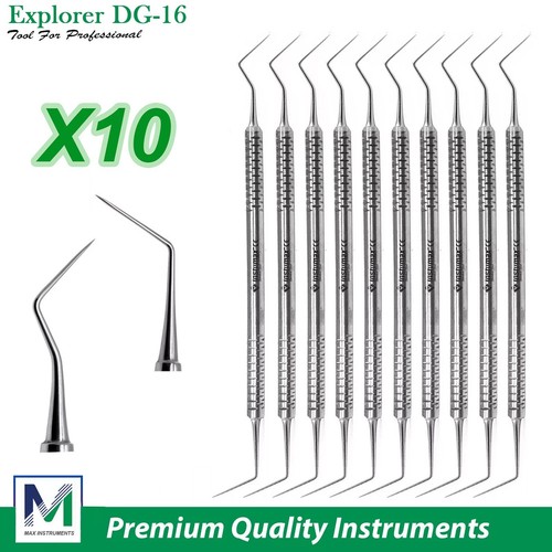 Dental Perio Explorer 23 sonda UNC 15 marcatura a colori strumento diagnostico doppia estremità - Foto 15 di 18