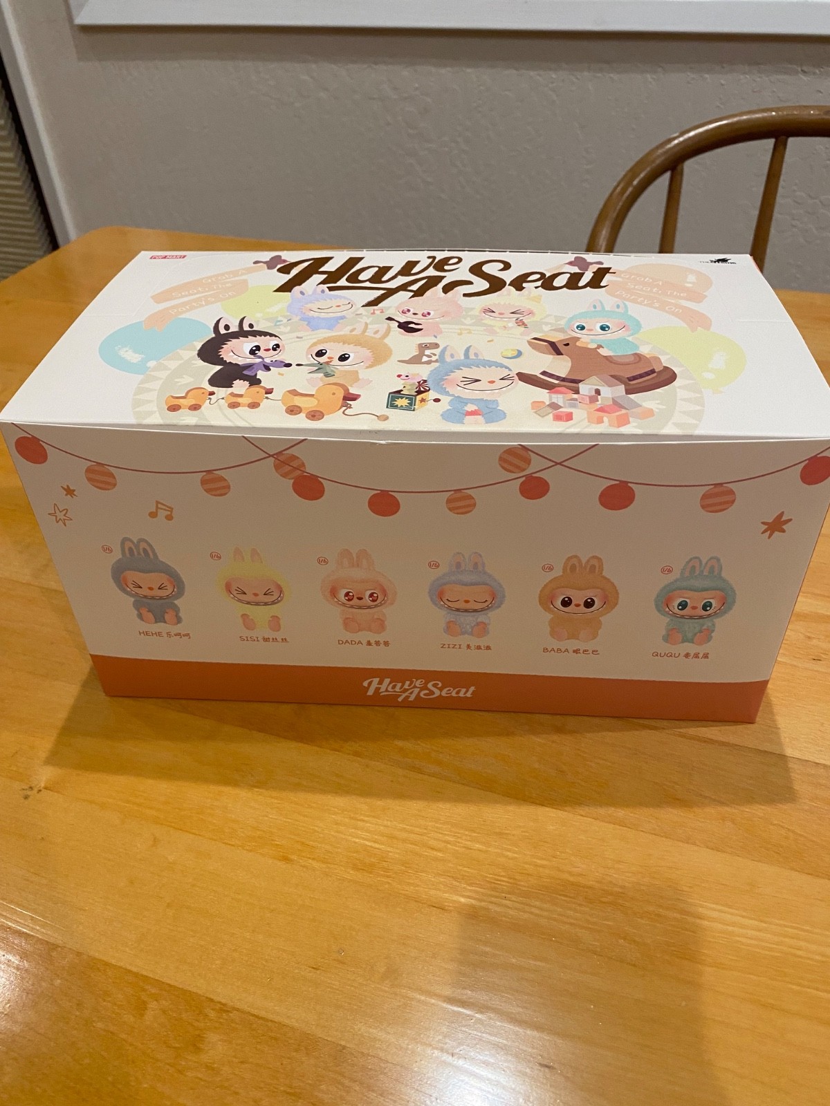 100% Authentic Popmart Labubu Have a Seat!