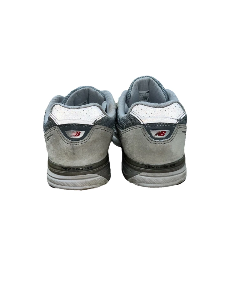 New Balance 990v4 GS Gris Blanco Gamuza Niños Jóvenes Talla 6 - KJ990GLG Foto 3 de 4