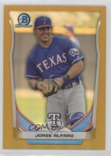 2014 Bowman Draft Top Prospects Chrome Gold Refractor 32/50 Jorge Alfaro 2f9