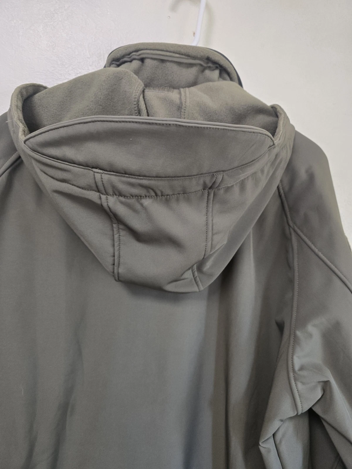 TACVASEN Men's Green Hooded Softshell Full Zip Jacket Size 2XL - product detail image 8