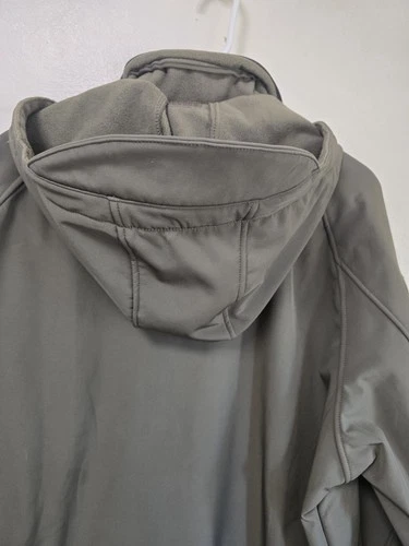 TACVASEN Men's Green Hooded Softshell Full Zip Jacket Size 2XL image 8