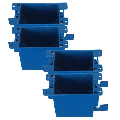 Scatola di derivazione elettrica da 4 pezzi, scatola di derivazione da incasso