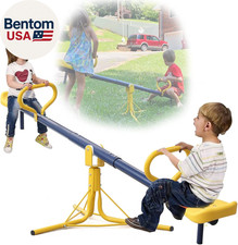 Seesaw for Kids Outdoor,68.5 Inch Teeter Totter Sit Spin Outdoor Toys Swiveling