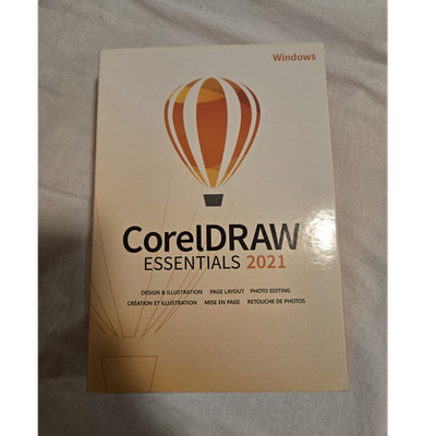 Corel CorelDRAW Essentials 2021 Graphic Design Software for Windows
