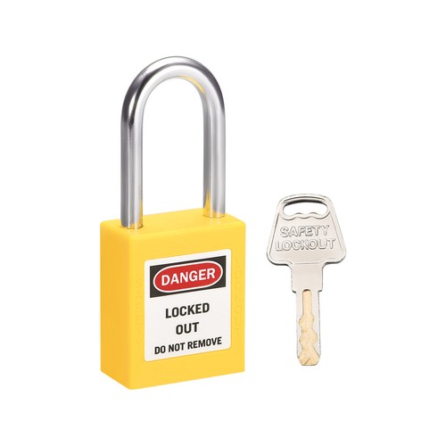 Lockout Tagout Locks 1-1/2 Inch Shackle Key Alike Safety Padlock ...