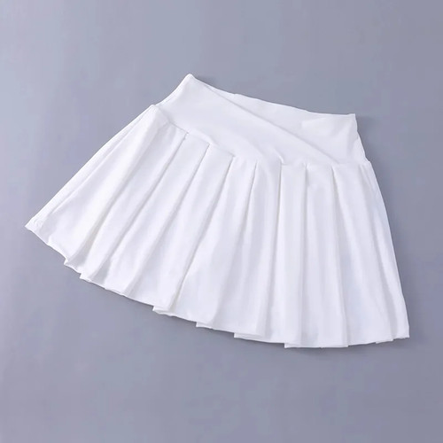 Mujeres Falda Cintura Alta Faldas Deportivas Entrenamiento Faldas con Pantalones Cortos para Mujer - Imagen 2 de 29