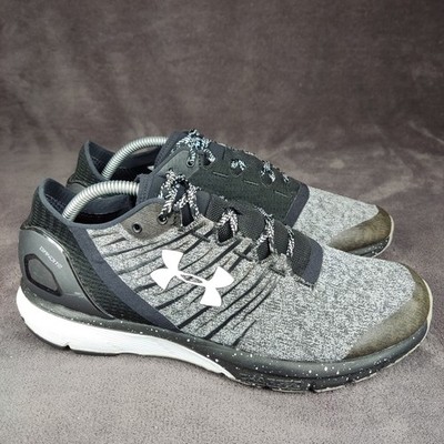 Under Armour Charged Bandit 2 Mens Gray Black Running Shoes Size 10.5