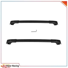 Roof Rack Set Cross Bar For 2014-2022 Jeep Cherokee Luggage Cargo Carrier Black