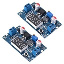 LM2596 DC-DC Buck Power Converter Module, Adjustable Voltage Regulator 4 2PCS