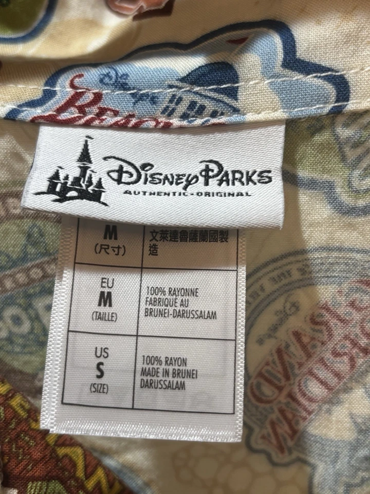 Camisa de campamento hawaiana DVC de los parques de Disney logotipo de resort para hombre talla grande Foto 3 de 3