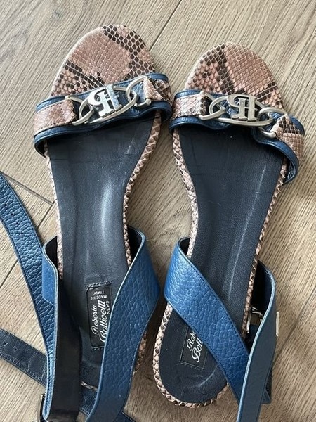 Women Roberto Botticelli Heels Navy Leather 39
