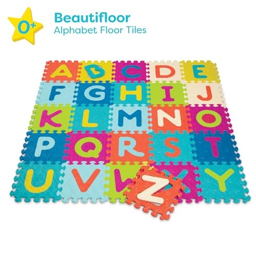 B Toys B Play Entwicklung Lernen Alphabet Fußmatte - 26 ineinandergreifende R - Bild 3 von 7