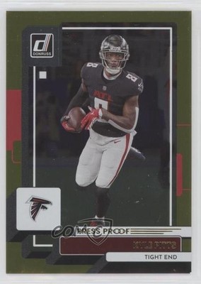 2022 Panini Donruss Press Proof Gold 8/50 Kyle Pitts #227 0c6