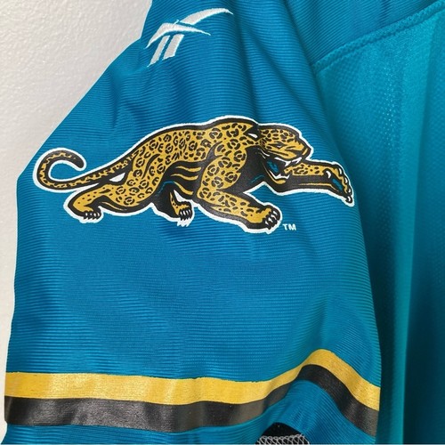 Vintage 90s Kids XL Reebok Mark Brunell Jacksonville Jaguars Reversible Jersey - Picture 3 of 16