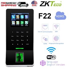 Zkteco F22 With ADMS Access Control System Biometric Fingerprint Attendance USA