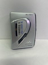 SONY Walkman WM-FX197 Cassette Player  AM/FM Radio New Belt  Works  Cleaned 