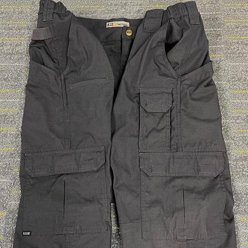 5.11 Tacitcal Black Taclite Pro RipStop Cargo Utility Pant Mens Sz 40x30 Relaxed - Picture 9 of 13