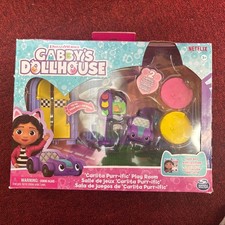 Image of Gabby’s Dollhouse, Carlita Purr-ific Play Room with Carlita Toy Car, Accessories