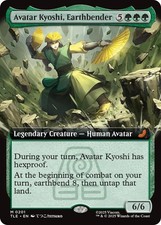 Avatar Kyoshi, Earthbender (Extended Art) - Foil NM MTG Avatar: The Last Airb...