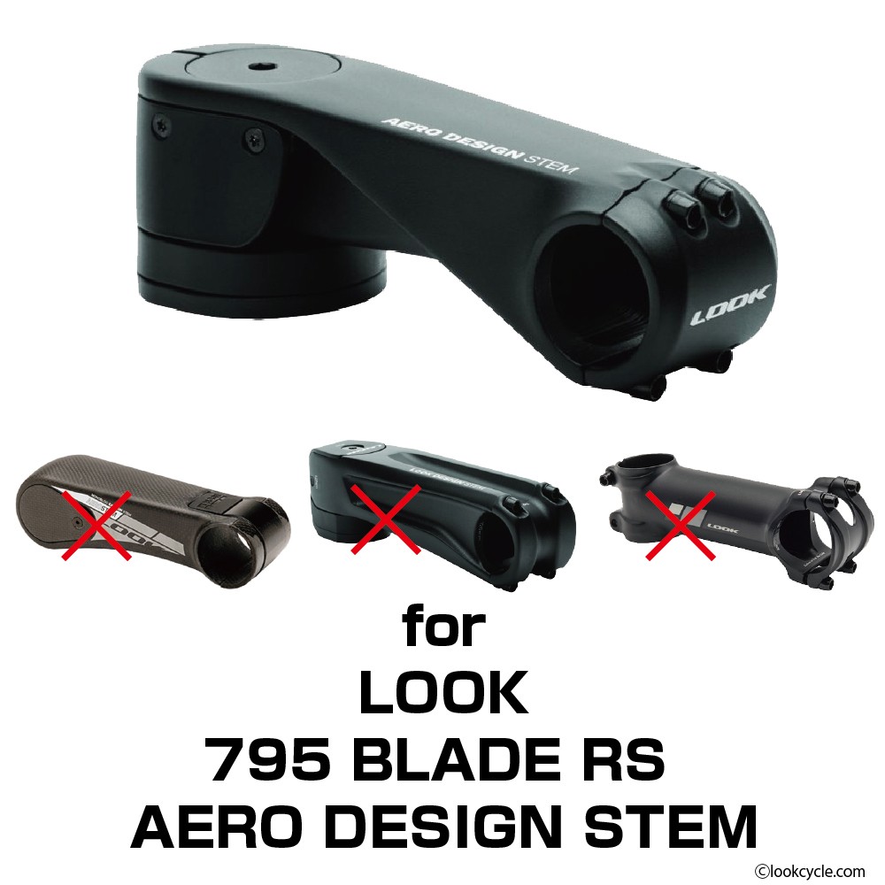 LOOK 795 Blade RS ADS Stem Computer Mount Combo Garmin GoPro Rec