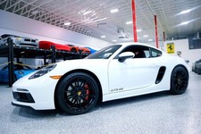2024 Porsche 718 GTS 4.0 COUPE WHITE...695 Miles...Rare 6sp Manual