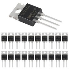 20pcs IRFZ44N NChannel Power MOSFET Transistors 55V 49A TO-220 Component Set
