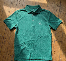 HOT Rhoback Mulligan Golf Polo Fairway Green Moisture Wicking Shirt Almost Gone
