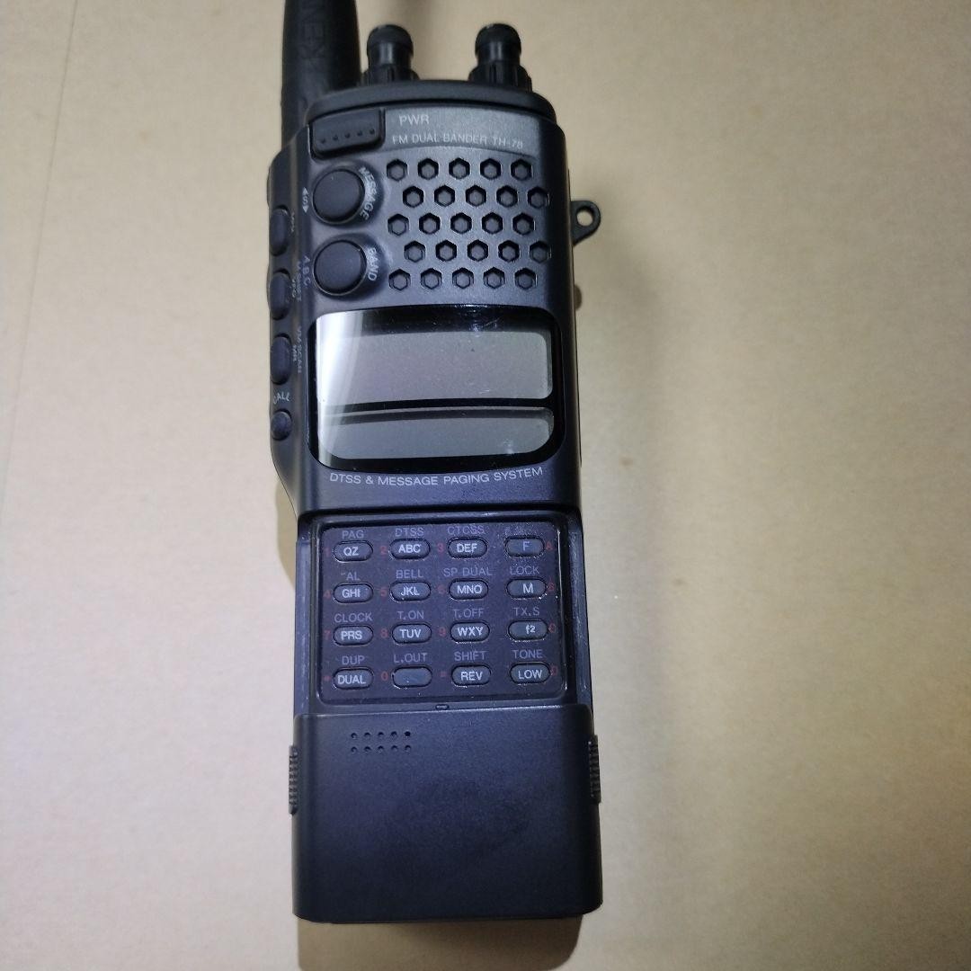 KENWOOD TH-78 144/430MHz dual bander Transceiver Black color