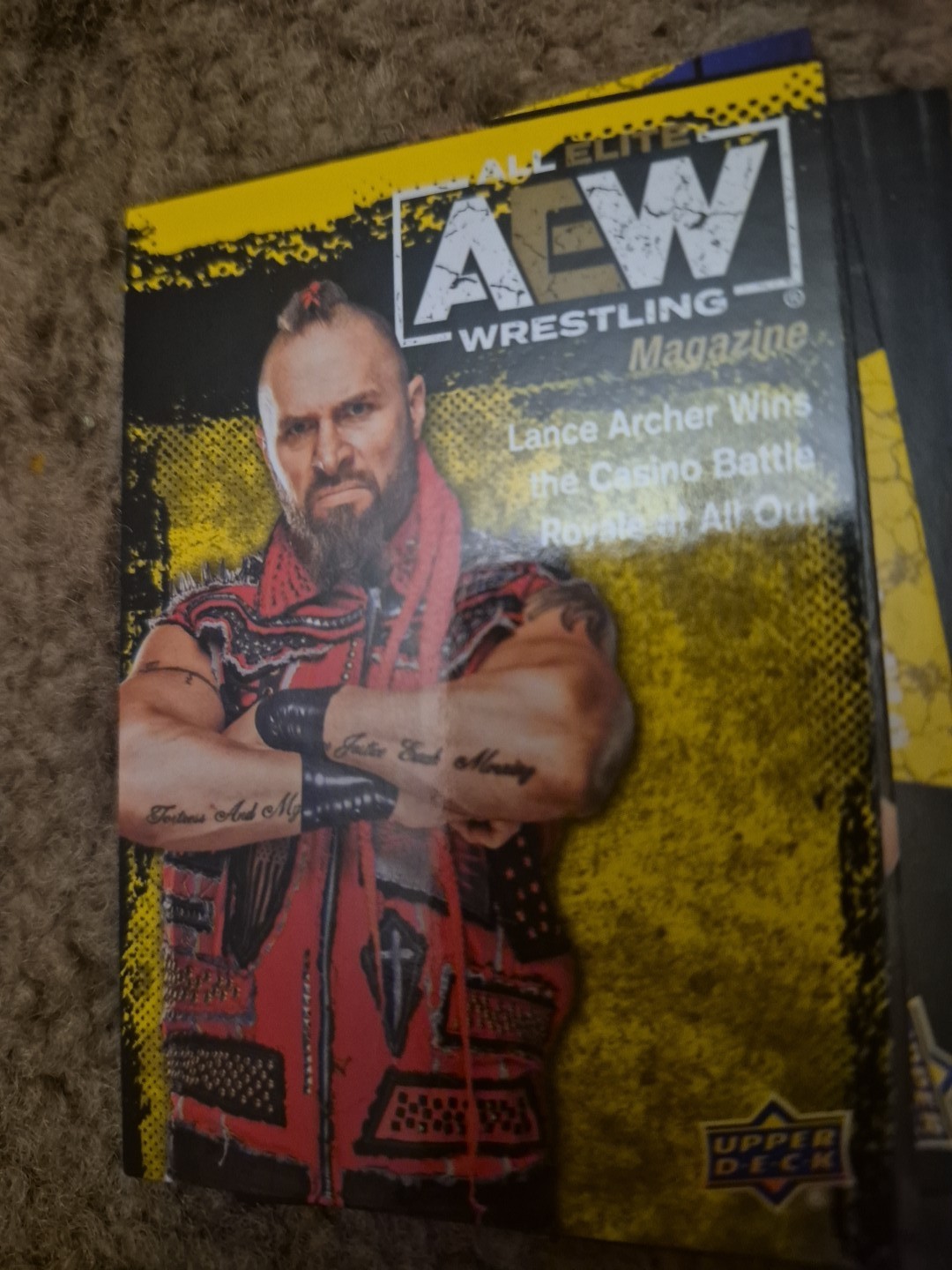 2021 Upper Deck AEW Jazwares Yellow Variation #91 Lance Archer 