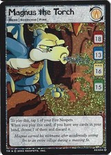 2003 Neopets TCG Base Set Magnus the Torch #22/234 Holo Foil Card