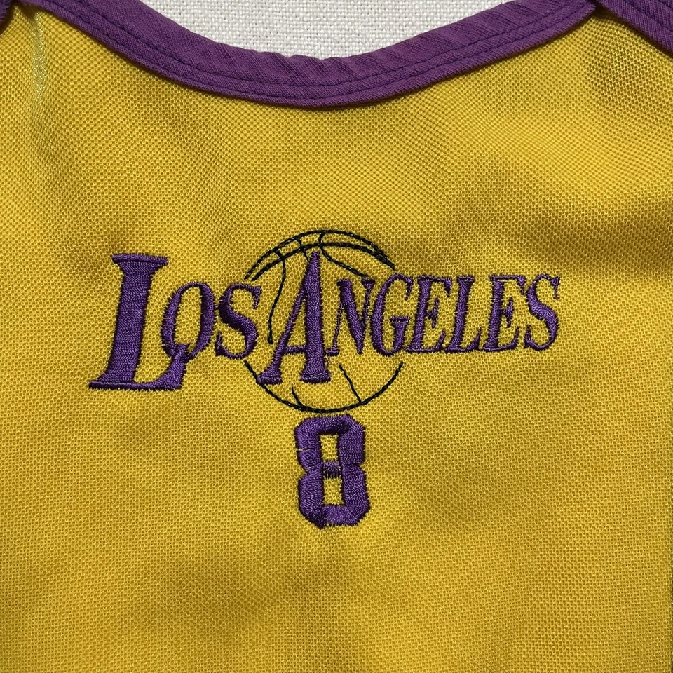 Camiseta sin mangas vintage de Los Angeles Lakers para mujer pequeña Kobe Bryant 8 años 90 Foto 2 de 4