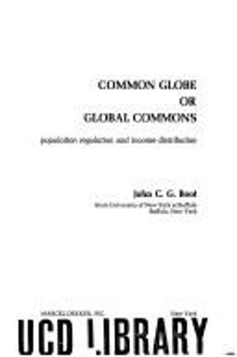 Common Globe or Global Commons : Population Regulation and Income