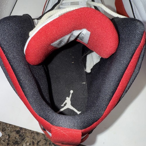 Jordan Pro Strong White Black Gym Red Men’s 9 Basketball Shoes DC8418 - Picture 8 of 12