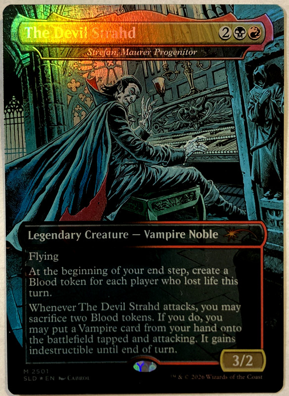 MTG The Devil Strahd - Strefan, Maurer Progenitor (Foil) Secret Lair D&D 2501 NM