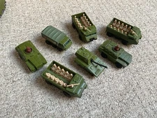 Vintage Matchbox Lesney Series  Lot Of Original Superfast Models Military X7