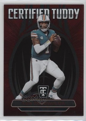 2024 Panini Totally Certified Tuddy Mirror Red 133/249 Tua Tagovailoa #11 19kz