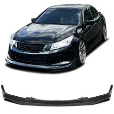 Fits 08 09 10 Honda Accord Sedan 4dr Front Bumper Lip Spoiler Mu Style Pu Black