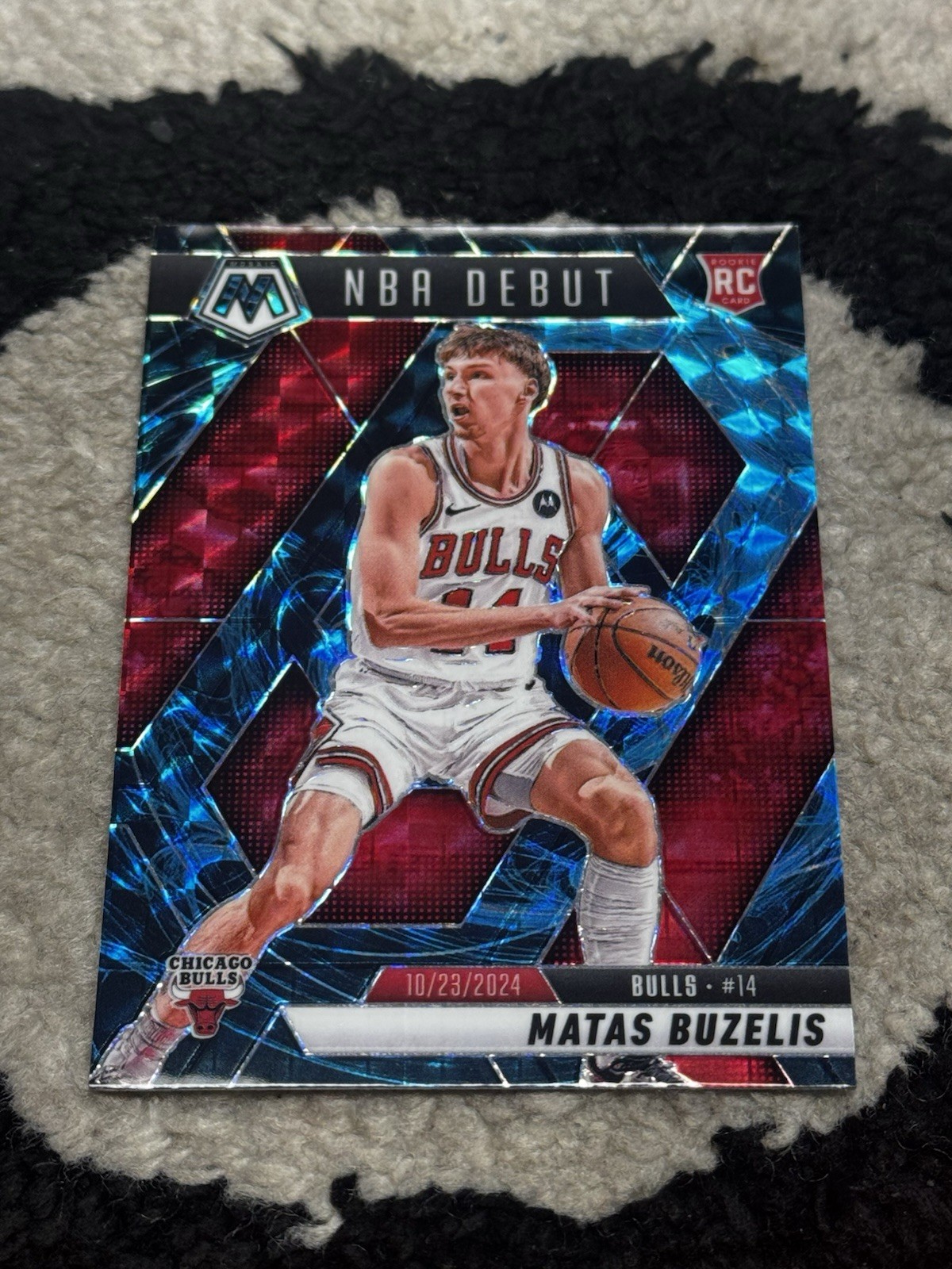 2024-25 Panini Mosaic Matas Buzelis NBA Debut #257 Genesis SP Chicago Bulls RC