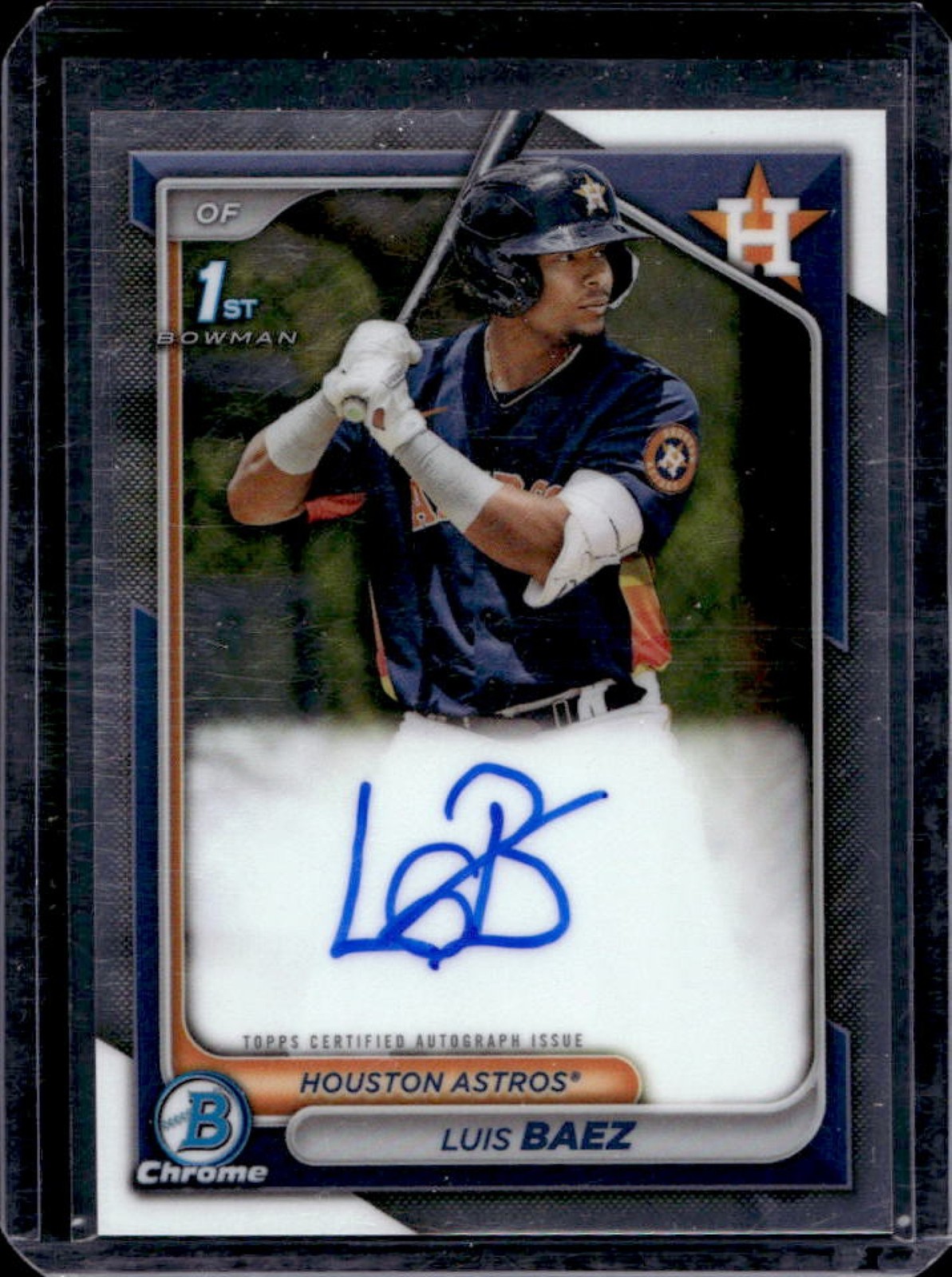 2024 Bowman Luis Baez Chrome Auto 1st #CPA-LB Astros