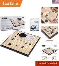 Portable 11-Inch Magnetic Go Game Set 19x19 - Perfect for Travel  Family Fun